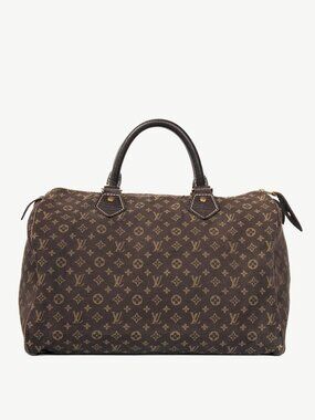 Louis Vuitton Speedy 30 Fusain Monogram Idylle Boston Bag